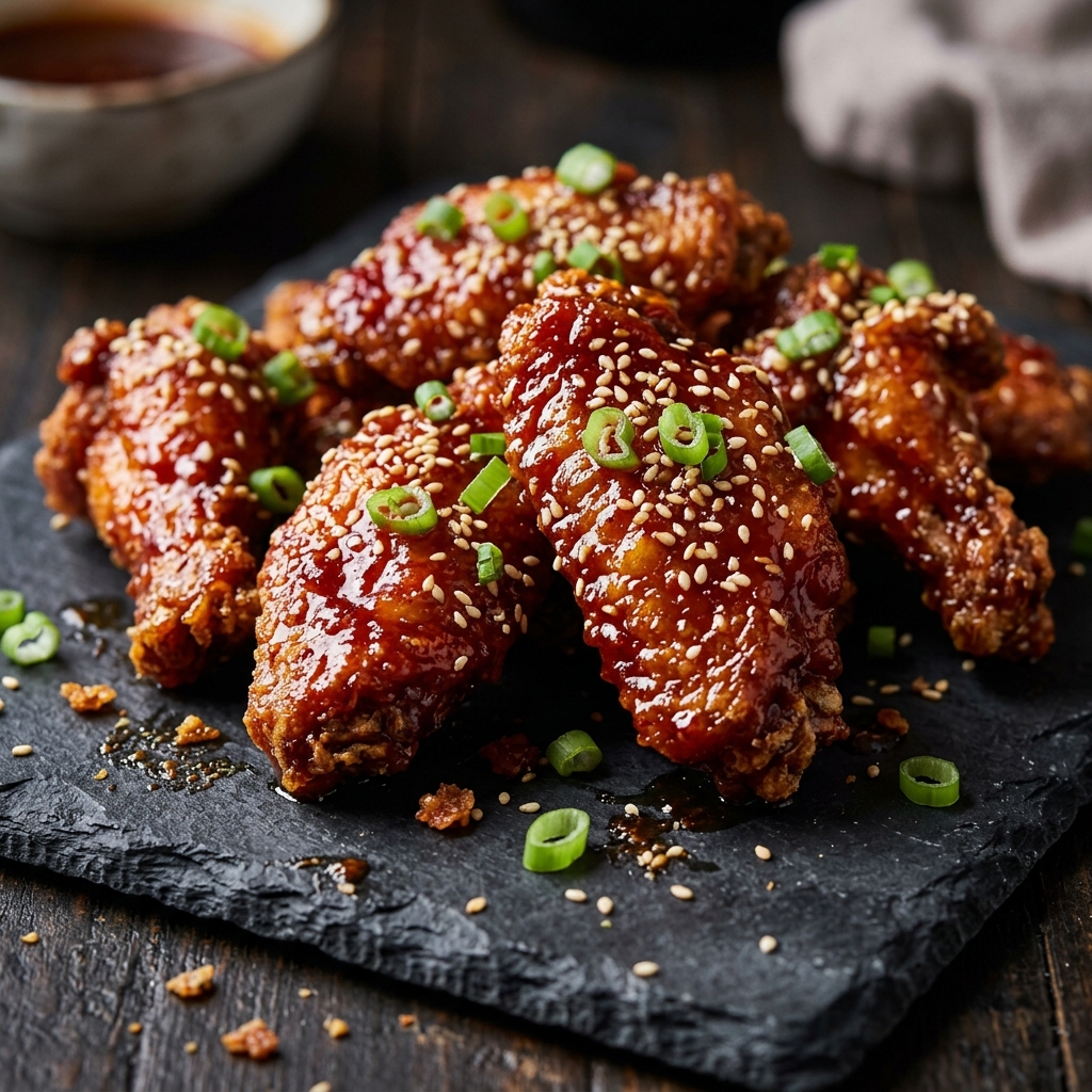 Korean Fried Wings (8 pcs)