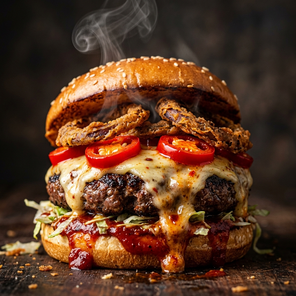 Spicy Inferno Burger